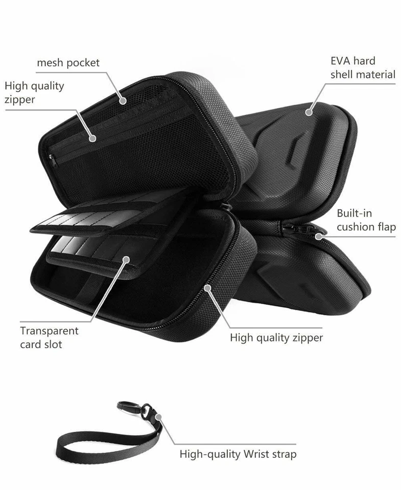 Estuche de transporte portátil para consola Nintendo Switch bolsa de viaje bolsa de almacenamiento de juegos Foto 4 de 4