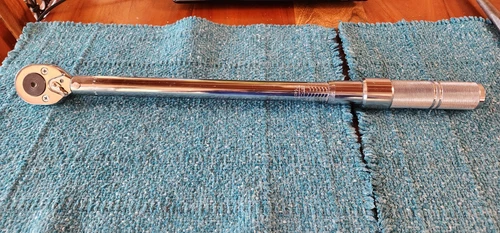 Proto J6016C 1/2" Ratcheting Head Micrometer Torque Wrench, 30-150 FT- LB! USA!