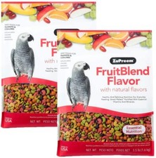 Healthy FruitBlend Pellets for Conures Greys s Cockatoos 3.5lb Pack