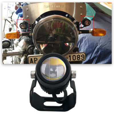 Motorcycle Adjustable Laser LED Headlight Spot Light Driving Fog Lamp ATV