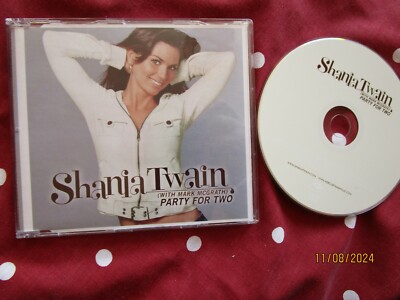 Shania Twain With Mark McGrath    Party For Two Stickered Promo CD Single