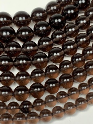 AAA Natural Smoky Ice obsidian Round Beads 15.5'' Strand Gemstone high quality