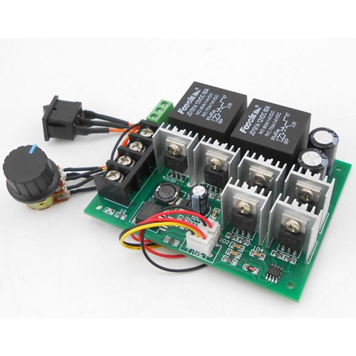 DC 10-50V 12V 24V 36V 60A PWM DC Motor Speed Controller CW CCW Reversible Switch - Picture 6 of 11