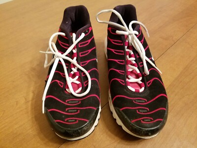 Nike Air Max Plus Tn Leather Black Red 2006 Mens Size 7.5 Rare 310721-011