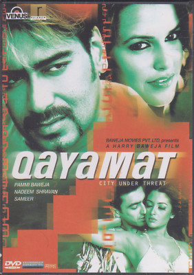 Qayamat - ajay Devgan , Sunil Shetty , Neha dhupia   [Dvd] 1st Edition rainbow 