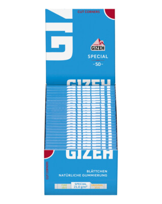 5 Boxes (250x) Giza Special Blue Cigarette Papers 