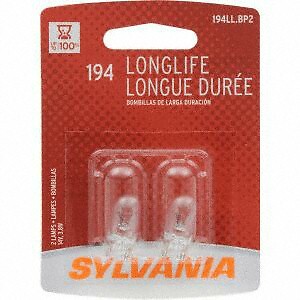 Side Marker Light Bulb-Base Sylvania 194LL.BP2