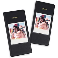 64 Pocket Photo Album for Polaroid Prints - Black - Kit of 2