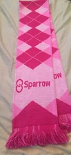 Scarf Ruffneck Scarves Sparrow Pink Shades 60”x 7” Made In turkey
