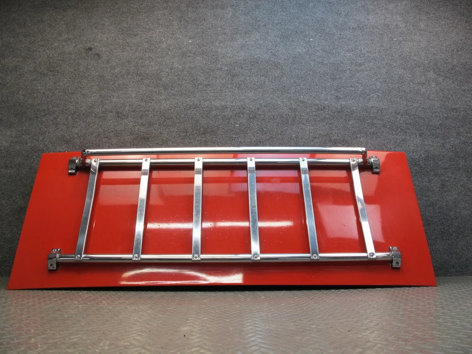 🥇75-82 TRIUMPH TR7 TAPA MALETERO TRASERO CUBIERTA PANEL ROJO OEM Foto 4 de 4