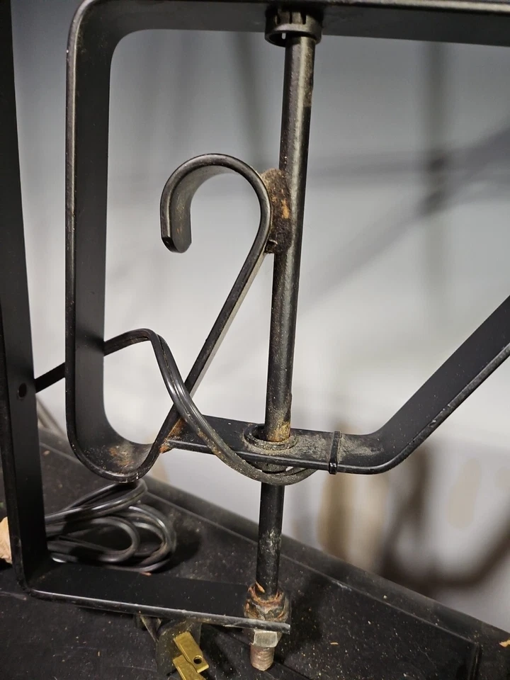 SET OF 3 Vintage Wrought Iron Sconce Wall Lamp SWIVEL Bracket Rotates Lamp 20x12 - Image 3 of 4