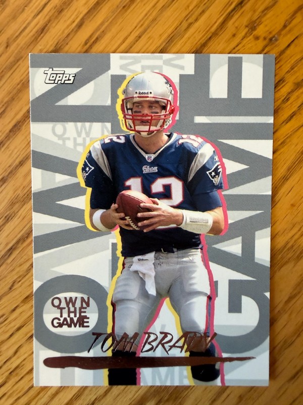 Tom Brady 2008 Topps Own the Game Insert Card #OTG-TB2 New England Patriots GOAT