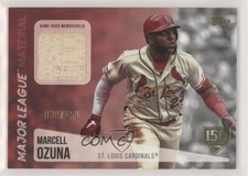 2019 Topps Update Major League Material 150th Anniversary /150 Marcell Ozuna 0t2