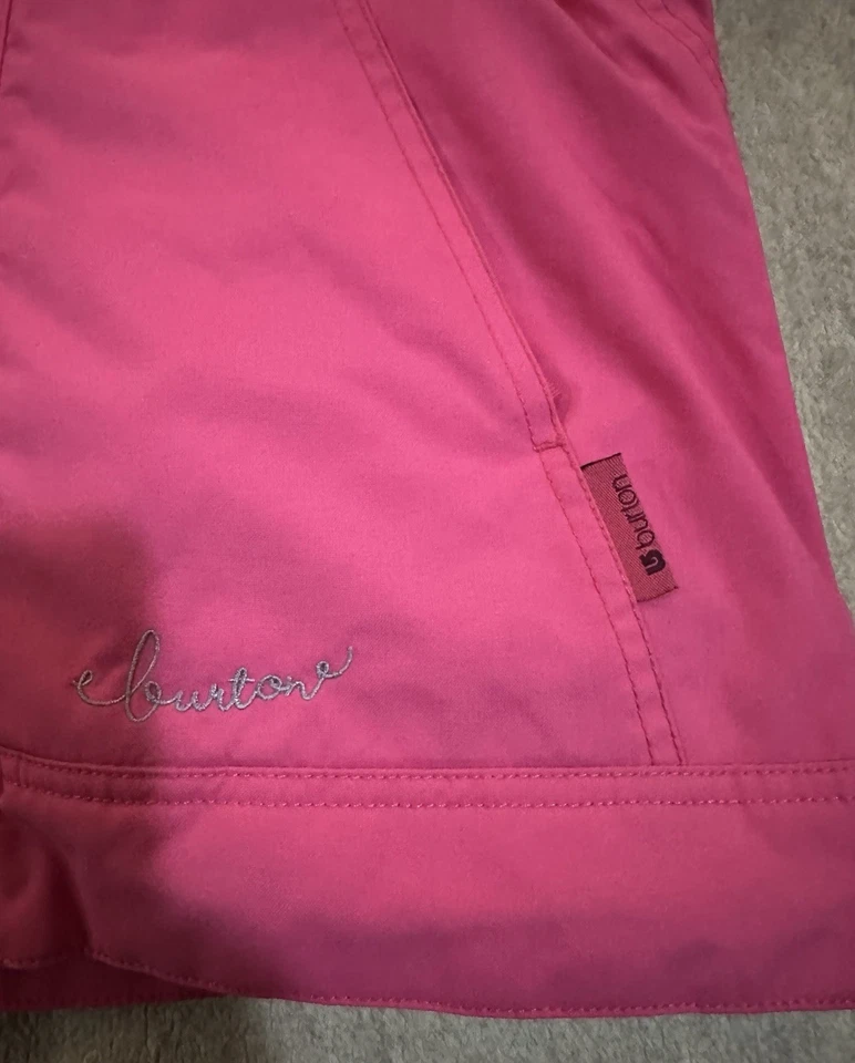 Jaqueta de snowboard rosa Burton para meninas tamanho pequeno - Imagem 3 de 4