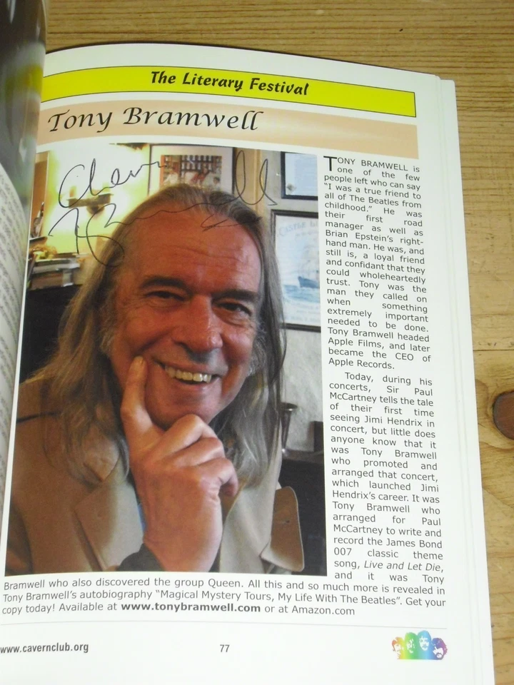 Beatleweek Programme 2011 Autographs, Freda Kelly, Julia Baird,Tony Bramwell etc - Image 4 of 4