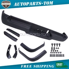 Bumper Assembly Rear Complete NEW Single Exhaust for RAM 1500 2019-2024