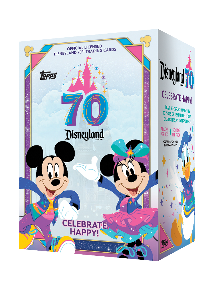2025 TOPPS DISNEYLAND 70th Anniversary VALUE BLASTER BOX Disney