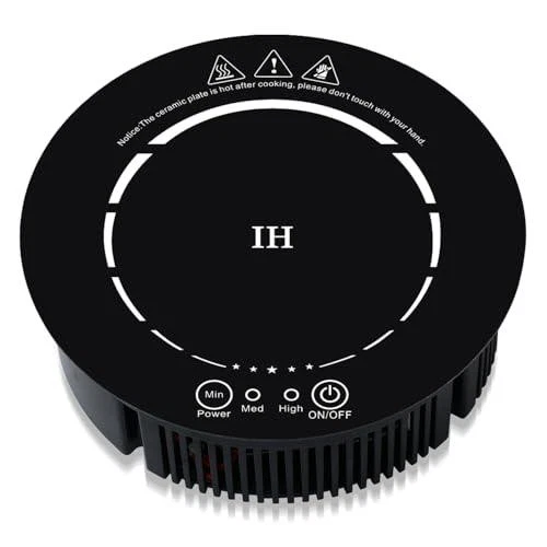 JOZOOES 500W / 120V Small Induction Cooktop - 7.7 Mini Portable Countertop Hot
Opens in a new window