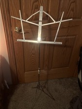 Vintage Norwood Folding Sheet Music Stand w/ Original Leather Case