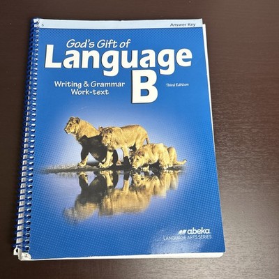 Abeka 5th Grade God s Gift of Language B Answer Key Third Edition Homeschool