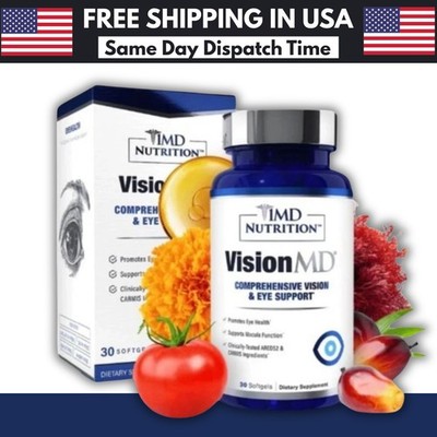 1MD Nutrition VisionMD Eye Vitamin CARMIS - Eye Supplement - 30 Softgels US