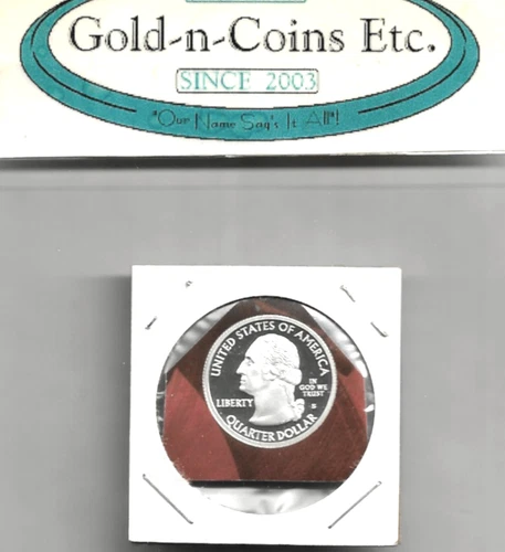 2009-S SILVER PROOF WASHINGTON QUARTER! UNCIRCULATED GEM VERY NICE! FREE SHIP!!