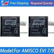 2PCS Solenoid Valve Coil Replace For AMISCO EVI 7/9 110VAC 5VA 9 mm high 29.5mm