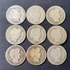 1892 - 1914  Barber Dimes / Lot Of 9 / Dates In Description