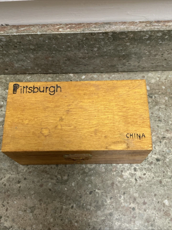 "Sellos troqueles de acero de 1/8"" con caja de madera" Foto 2 de 4