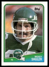 1988 Topps Mickey Shuler New York Jets #307