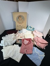 LOT of 15 Pieces Vintage Baby  Toddler Clothes 1920s 1930s 1940s Needs TLC