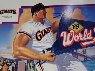 Vintage 1989 MLB World Series Battle of the Bay SF Giants vs