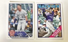 2023 Topps - 1988 Topps Baseball Nolan Jones #88US-22 & Rookie Card (RC Lot)