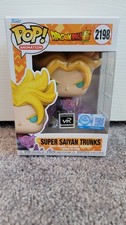 Funko Pop Dragon Ball Super #2198 Super Saiyan Trunks vRare PreRelease Exclusive