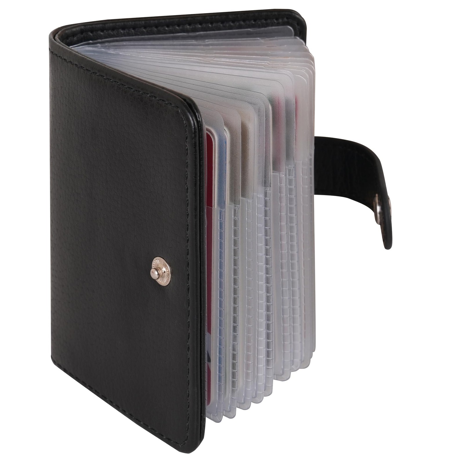 Credit Card Holder for Women Men ID Card Soft Leather Card Case 40 Card Slots