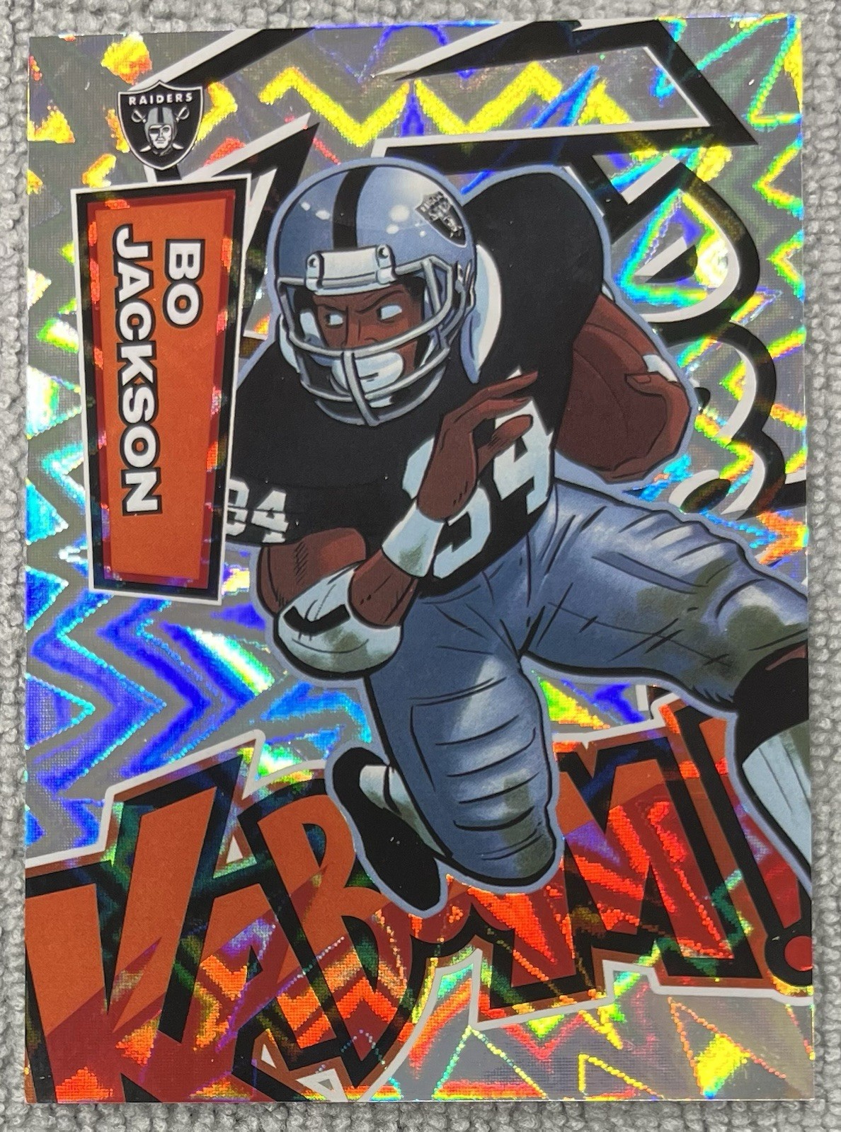 2025 Panini Absolute Bo Jackson Vertical Kaboom! SSP Case Hit. His 1st Kaboom!