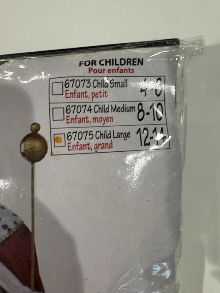 Disfraz de Rey Niño 5 Piezas Pantalones Camisa Capa y Corona Regal King Grande 12-14 ***LEER Foto 4 de 4