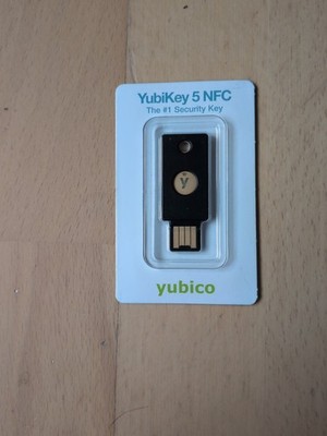 YubiKey 5 NFC USB A NEU und in OVP Yubico Hardware Sicherheitsschlüssel