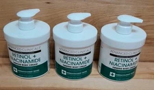 3 JUGS Advanced Clinicals RETINOL + NIACINAMIDE FIRMING Body Cream VITAMIN E 15z
