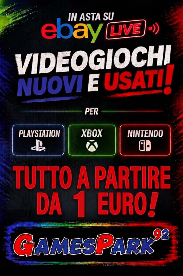 ASTE VIDEOGIOCHI E CONSOLE PLAYSTATION NINTENDO XBOX RETROGAMES E NEXT GEN