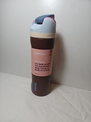 Owala FreeSip 24oz Stainless Steel Water Bottle - Color Cranberry Parade
