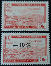 FRANCE COLONIE ALGÉRIE POSTE AÉRIENNE PA N°1 + N°1A NEUF ** LUXE MNH
