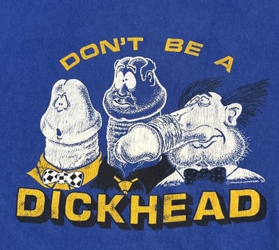 Vintage Frisco Choppers Don't Be A Dick Head Graphic Shirt Sz L-XL