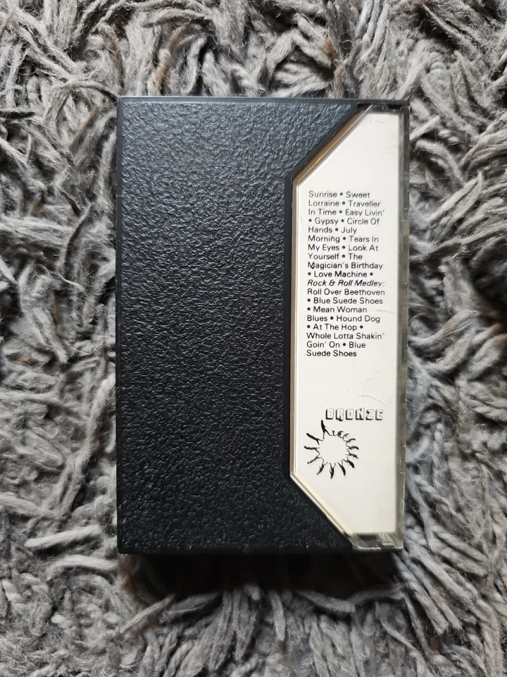 Uriah Heep 1973 Live Tape Cassette Bronze Label TC2-BRSP1 ULTRA RARE COPY - Image 3 of 4