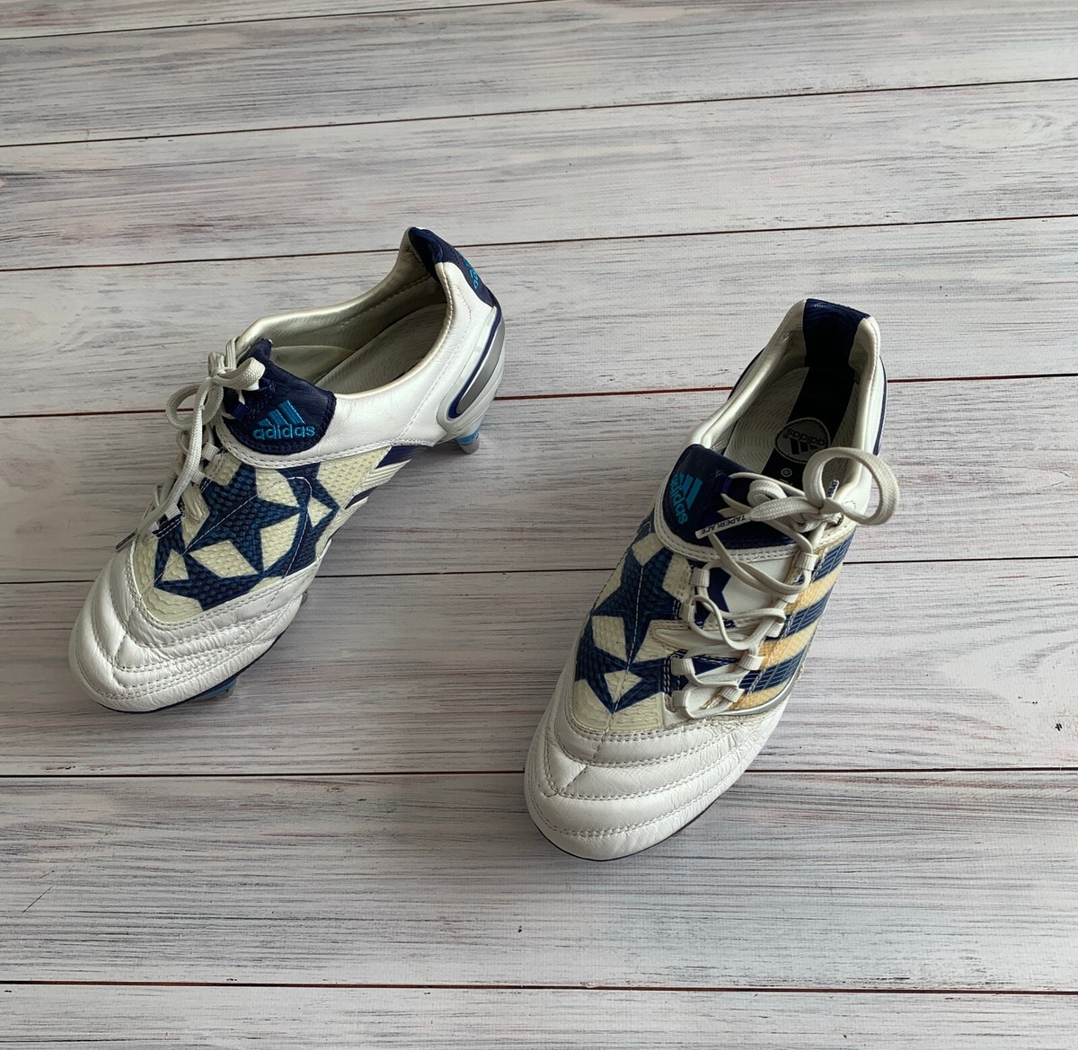 シューズ adidas predator X ADIDAS PREDATOR X WHITE/BLUE CHAMPIONS LEAGUE SG US11 UK10.5