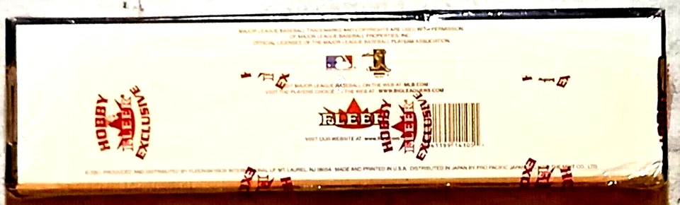 2001 FLEER TRADITION BASEBALL FACTORY SEALED SET PUJOLS ICHIRO RC 485 CARDS - Image 2 of 2