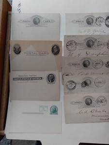 UNITED STATES POSTAL CARDS ADVERTS MIXED PERIODS  LOT OF 50 M U F #A4