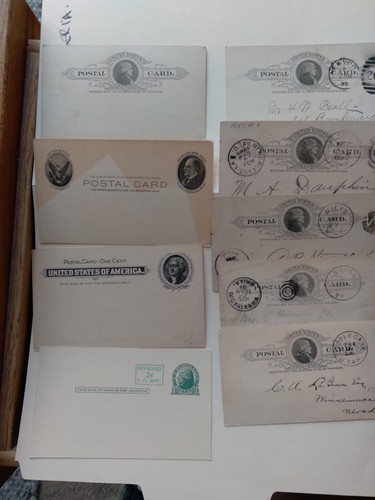 UNITED STATES-SELECTION- 50 POSTAL CARDS-OLDER--M-U-AVERAGE-VF-DUPLICATION-#A4 - Picture 1 of 6