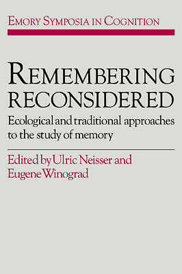Remembering Reconsidered Neisser Winograd Hardback Cambridge University Press