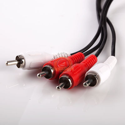 12FT RCA Audio Cable 2 RCA Male to 2 RCA Male M/M Stereo Audio Patch Cord Cable